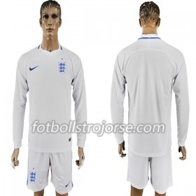 England Matchtröjor Hemma Fotbollströja VM 2018 Långärmad